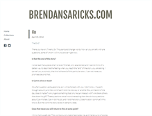 Tablet Screenshot of brendansaricks.com